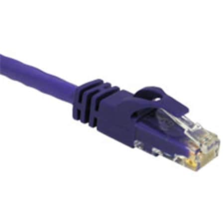 Fasttrack 1ft CAT 6 550Mhz SNAGLESS PATCH CABLE PURPLE FA259148